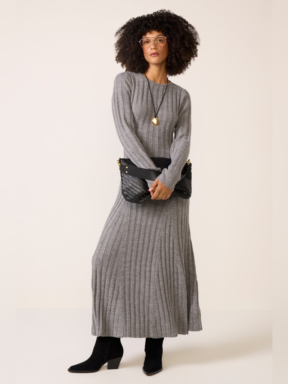 French Connection Babysoft Fit & Flare Dress